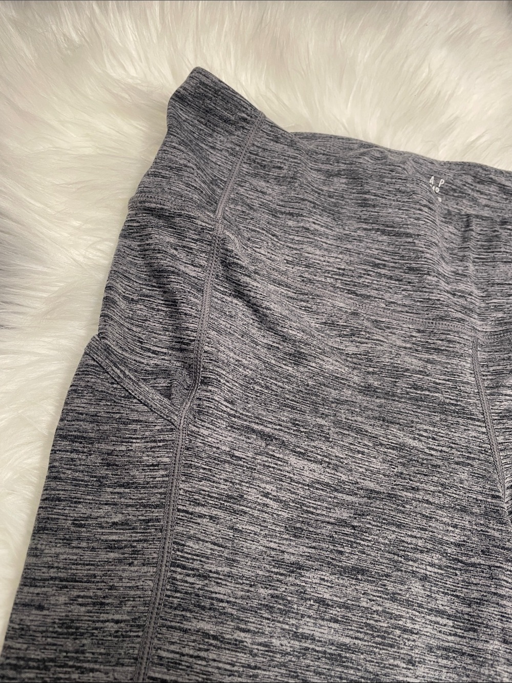 torrid Heathered Charcoal Bike Shorts L49 - Picture 2 of 11